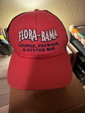Legacy Red Flora-Bama Embroidered Baseball Cap